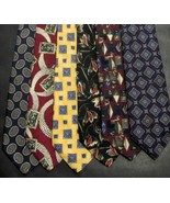 ROBERT TALBOTT LOT OF (6) (CLASSIC 58&quot;) 100% SILK NECKTIES MADE FOR NORD... - £21.34 GBP