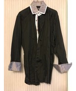 GEORGE’s Long Sleeve Black Men&#39;s size 16-16.5 34/35 Ships N 24h - $533.28 MXN