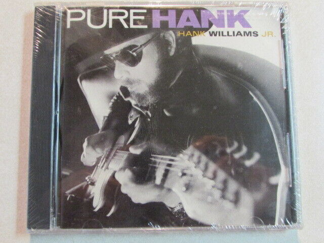 Primary image for HANK WILLIAMS JR. PURE 1991 10 TRK CD NEW STILL IN SHRINK WRAP BMG PRESSING OOP