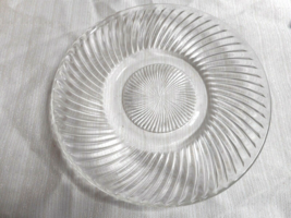 Federal Glass &quot;Diana&quot; Clear Swirl Design Saucer 1937-1941 Replacement On... - £8.78 GBP