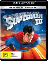 Superman III [Superman 3] 4K Ultra HD + Blu-ray | Christopher Reeve | RegionFree - £16.54 GBP