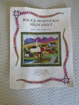 Country Creations ROCKY MOUNTAIN HIGH QUILT PATTERN--79&quot; x 93&quot; - £7.92 GBP