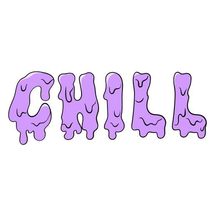 Melting chill Vinyl Decal Sticker UV &amp; Water Proof Gift Laptop Car Bumpe... - $109.97 MXN