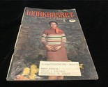 Workbasket Magazine August 1975 Knitted Striped Top and Shirt, Pillow Pa... - $7.50