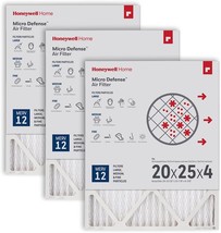 Honeywell Home 20X25X4 Merv 12, Ac, Actual Dimensions: 18.84 X 24.75 X 4... - $135.99