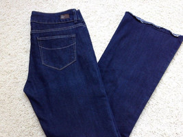 PAIGE Hidden Hills style Dark Denim JEANS Size 31 Misses 12 EUC Free US Shipping - £13.90 GBP