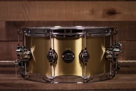 DW 14&quot; x 6.5&quot; Performance Series Thin Brass Snare - £374.98 GBP