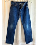 Vintage Levi’s 501 XX 36x32 Straight Leg Blue Jeans Button Fly - $41.19 CAD