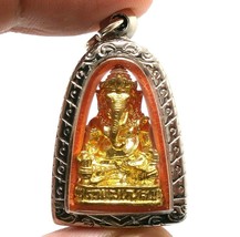 LORD GANESHA PENDANT HINDU GOD OF SUCCESS GANAPATI VINAYAKA GANESH DEITY... - £27.57 GBP