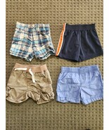 (4 Pcs for $6) Cargo Shorts, Size 12-18 Mo, (2) Carter/Garanimal/Crazy 8... - $7.97 CAD