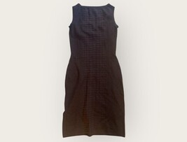 Gucci Women’s Dark Brown Textured Sleeveless Sheath Dress XS Made in Italy image 7