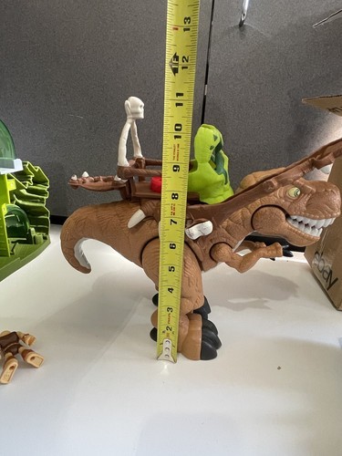 Fisher Price Imaginext Ultra T Rex Dinosaur Fortress Warrior Action Figure - $14.80