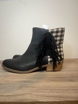 Code West Low Key CW163 Boots Women Booties Black Buffalo Plaid Size 9M ... - £22.40 GBP
