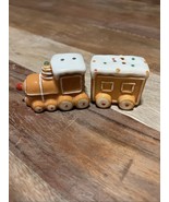 Cracker Barrel Gingerbread Train Frosting Sprinkles Christmas Salt Peppe... - $9.50