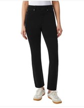 32 Degrees Womens Jeans Black Pull-On Straight Leg Pocket Wide Waist Hea... - $59.94 CAD