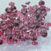 One Red Purple Spinel Mogok Burma Diamond Cut Round 2.5 mm Averages .06 carat - £3.42 GBP
