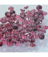 One Red Purple Spinel Mogok Burma Diamond Cut Round 2.5 mm Averages .06 ... - £3.35 GBP