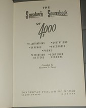 The Speaker&#39;s Sourcebook Eleanor L. Doan 1961 Hardcover - £8.01 GBP