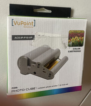 VuPoint Color Cartridge ACS-IP-P10-VP For Photo Cube Compact Printer SEALED - $18.81