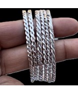 Vintage Sterling Silver 6 Pieces Set  Bangles - Silver Bangles, Silver J... - $1,094.01 MXN