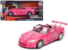 Suki&#39;s 2001 Honda S2000 Convertible Pink with Graphics &quot;Fast &amp; Furious&quot; Movie 1/ - $48.67