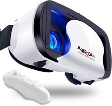 Adjustable 3D Vr Glasses For Vr Headset With Controller Hd Blu-Ray Eye - £30.69 GBP