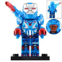 Iron Patriot (Endgame) Marvel Superheroes Lego Compatible Minifigure Bricks - £2.59 GBP