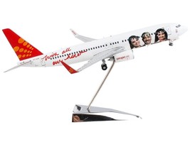 Boeing 737-800 Commercial Aircraft &quot;SpiceJet&quot; White with Red Tail &quot;Gemini 200&quot; - £90.17 GBP