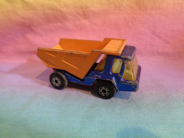 Vintage 1975 Matchbox Superfast No23 Atlas Dump Truck Blue Orange Lesney... - £1.78 GBP