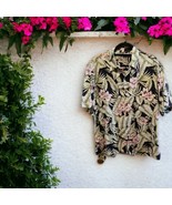 Vintage Single Stitch Tori Richard Tropical Aloha Floral Cotton Shirt Si... - $37.44 CAD