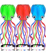 Kites For Kids Easy To Fly, 3 Pack Octopus Kites For Adults Easy To Fly,... - £29.36 GBP