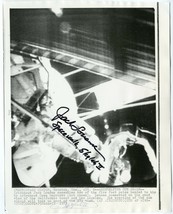 NASA astronaut Jack Lousma Spacewalk Skylab 2 signed 8 x 10 B/W AP wire photo - £21.67 GBP
