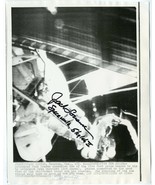 NASA astronaut Jack Lousma Spacewalk Skylab 2 signed 8 x 10 B/W AP wire ... - $37.19 CAD