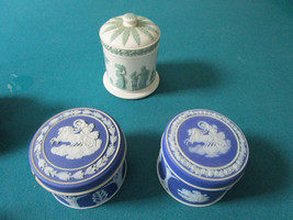 Wedgwood England Covered Trinket Vanity Box 1900s Pick One - £76.73 GBP