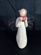 Willow Tree Figurine Angel of the Heart 5.5&quot;H Demdaco 2000 Susan Lordi - £11.80 GBP