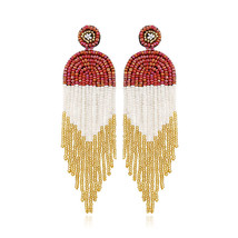  ethnic bohemia style handmade colorized seed beads statement drop earrings luxury gift thumb200