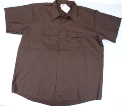 Vintage NOS Deadstock Dickies Short Sleeve Work Shirt Made in USA Mens Size XXXL - £18.64 GBP