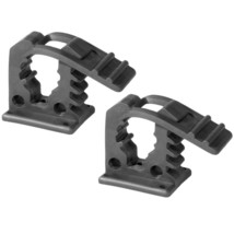 2 pcs SR1635 Rubber Mounting Clamp 16-32mm 5/8&quot; to 1 3/8&quot; Shovel Axe Holder - £80.44 GBP