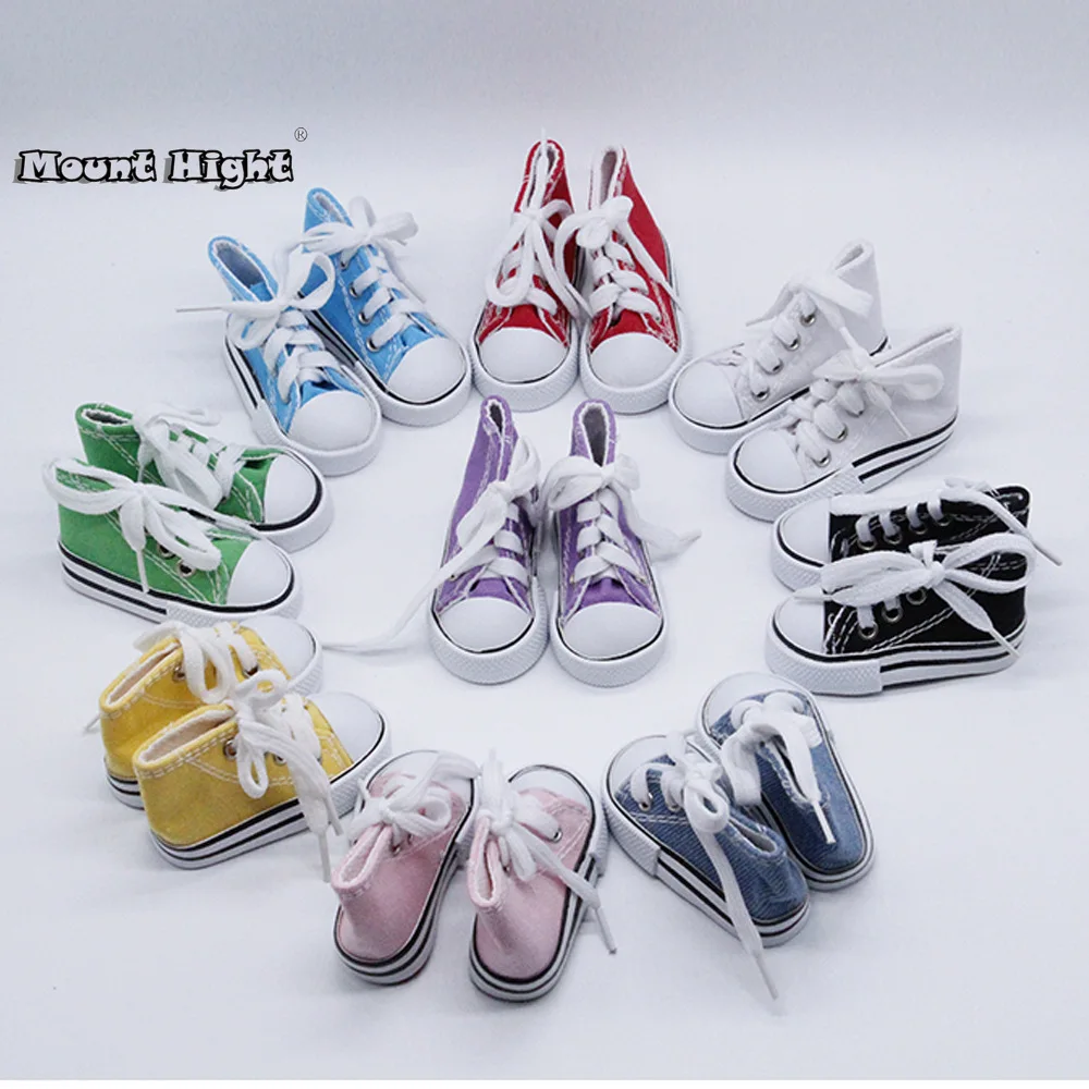 BJD Accessories 7.5cm 1/4 Doll Shoes Handmade Shoes For Dolls Mini Canvas - £7.98 GBP