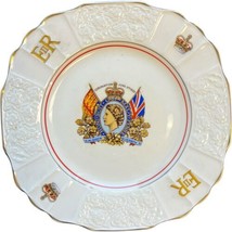 Vintage 1953 Coronation Queen Elizabeth Commemorative Plate England 8-3/... - $23.33