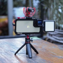 Extension Pole Tripod, Mini Selfie Stick Tripod Stand Handle Grip, Cameras Vlogg - £40.75 GBP