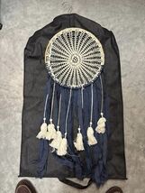 Souvenir Gray blue white brown Mini Dream Catcher wind spirit - $9.85