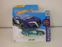 2016 Hot Wheels Hw Glow Wheels Loop Coupe Short Card - $3.99