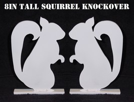 Steel Shooting Target Knockovers 1/4&quot; Squirrel Silhouette Small Bore Rif... - $37.99