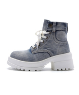 Calio | 5239 Women’s Platform Jeans Upper Heeled Sole Sporty Fashion Boots - $58.95