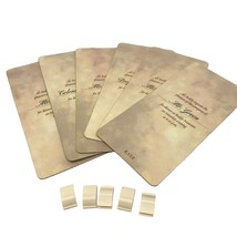 1998 Clue 50th Anniversary Invite Cards Detective Note Holders Replacements - £12.67 GBP