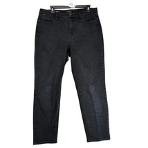 Talbots Slim Ankle Jean Curvy Women&#39;s Plus 14 Black Stretch Denim 34x27&quot;... - €20,71 EUR