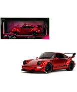 RWB Body Kit Red Metallic with Black Stripes  1/18 Diecast Model Car by ... - $1,462.57 MXN