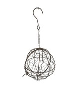 Wire Hanging Ball Spherical Planter for Succulents &amp; Air Plants  6&quot; Diam... - £11.19 GBP