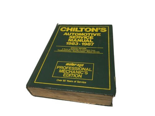Chilton Auto Repair Manual 1983-1987 Special Edition 5 Years of American... - $44.55